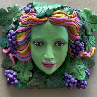 Ceramic wall hanging