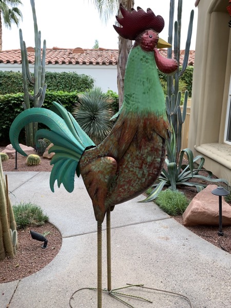 A Lot to Crow About, acrylic on metal