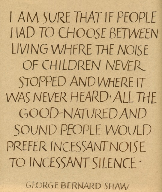 Children's Noise, on Niedeggan paper